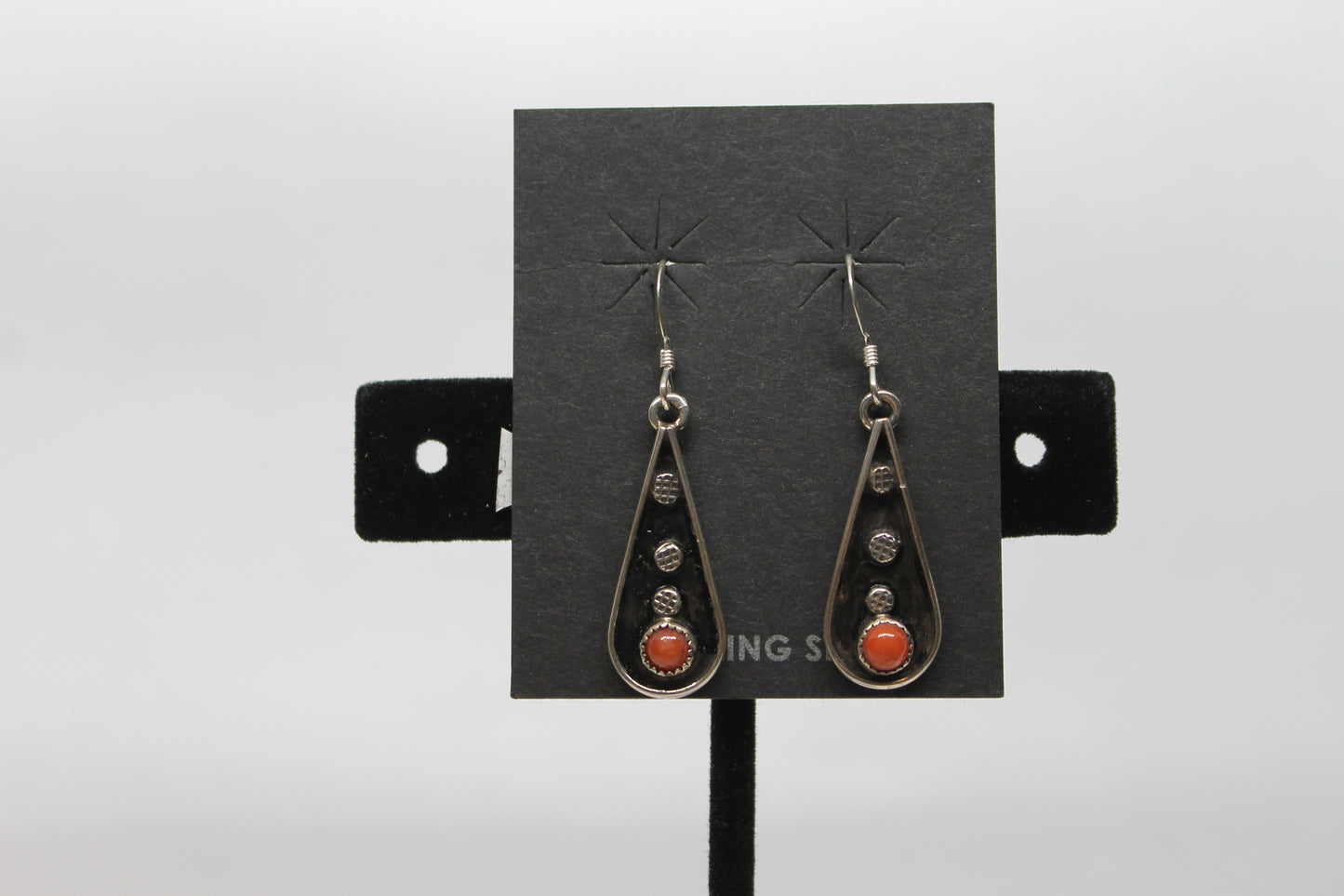 coral earrings