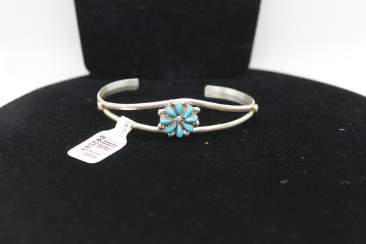 Sterling silver turquoise bracelet