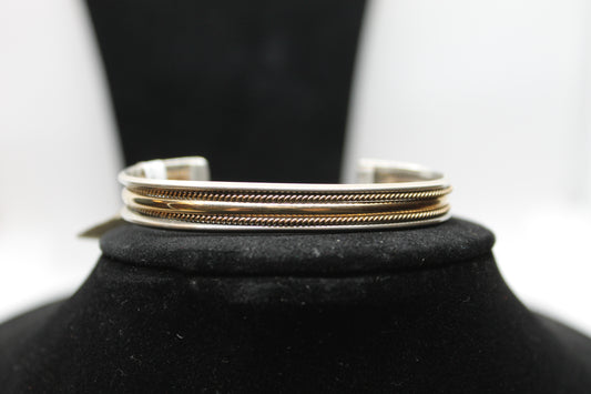 12kt gold fill sterling silver bracelet