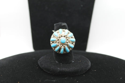 Sterling silver turquoise ring