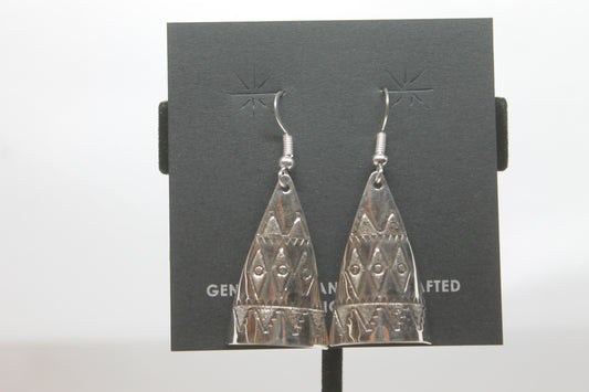 Sterling silver dangle earrings