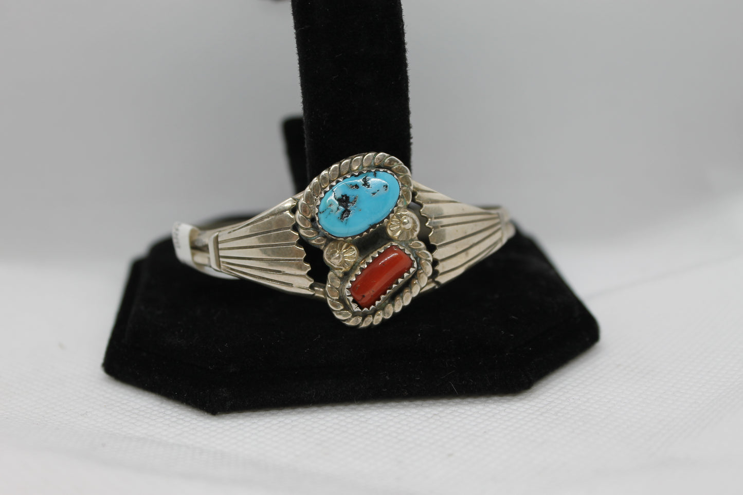 Coral turquoise bracelet