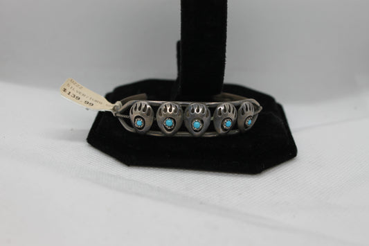 Sterling silver turquoise bracelet