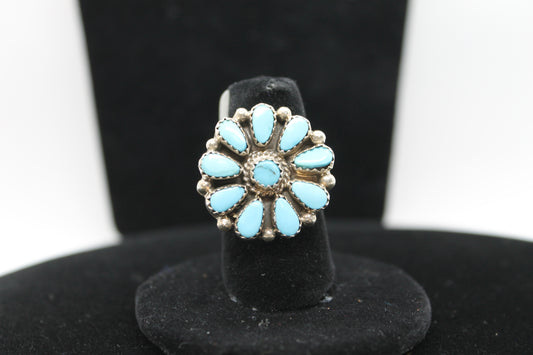 Sterling silver turquoise ring