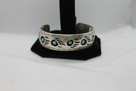 Sterling silver turquoise bracelet