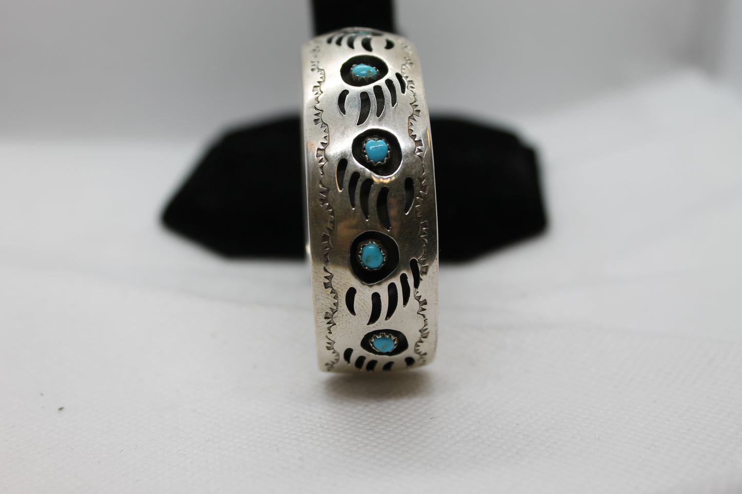 Sterling silver turquoise bracelet