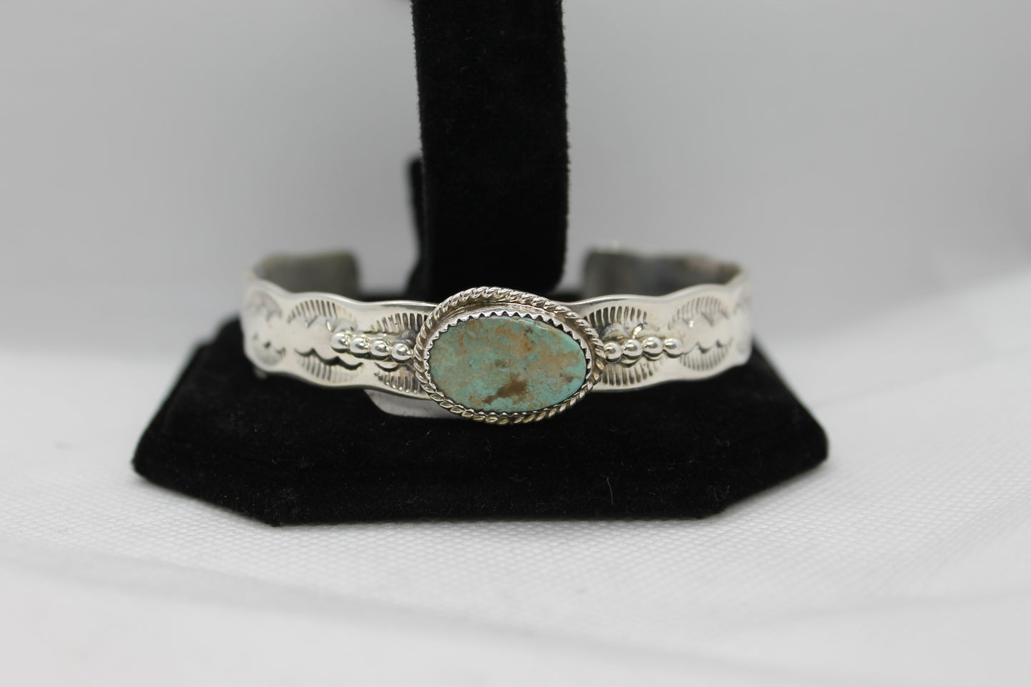 Sterling silver turquoise bracelet