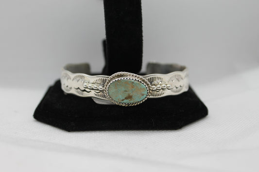 Sterling silver turquoise bracelet