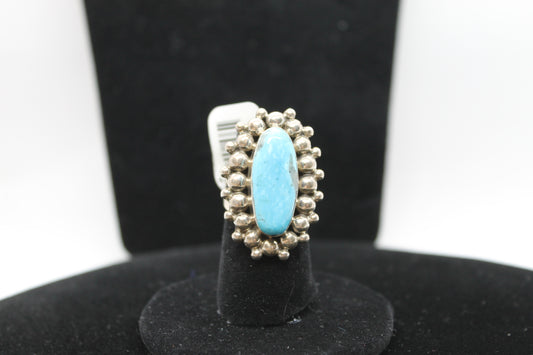 Sterling silver turquoise ring