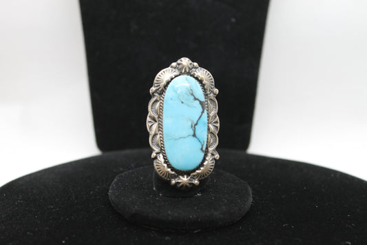 Sterling silver turquoise ring