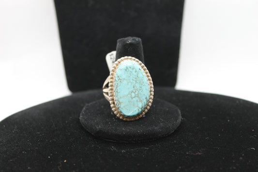 Sterling silver turquoise ring