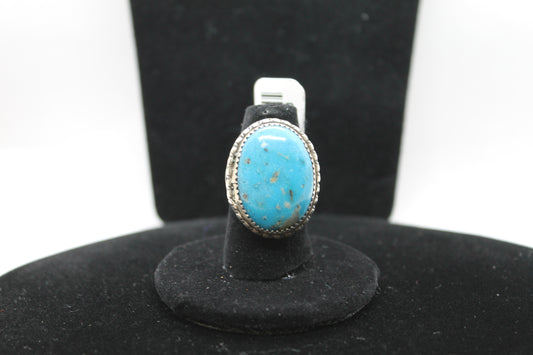 Sterling silver turquoise ring