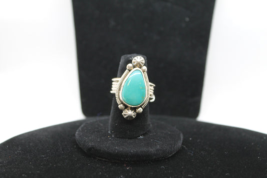 Sterling silver turquoise ring